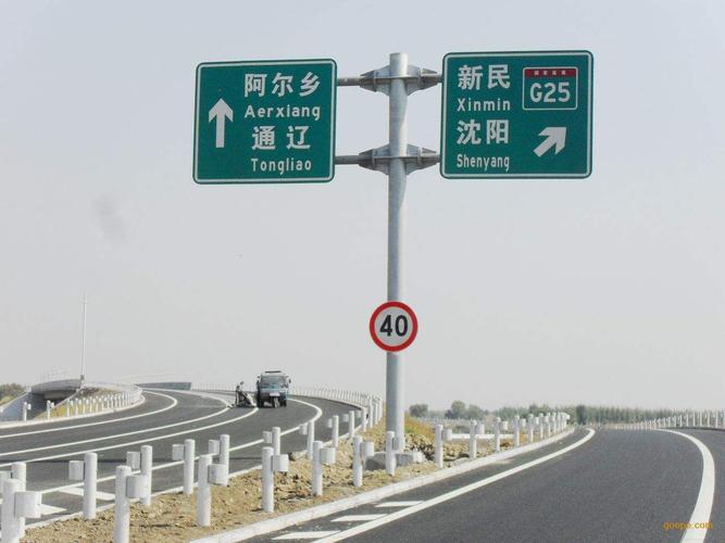 交通标志牌杆