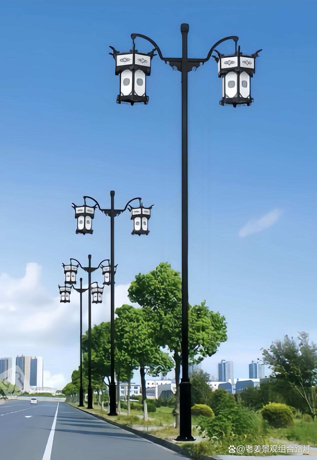 仿古路灯